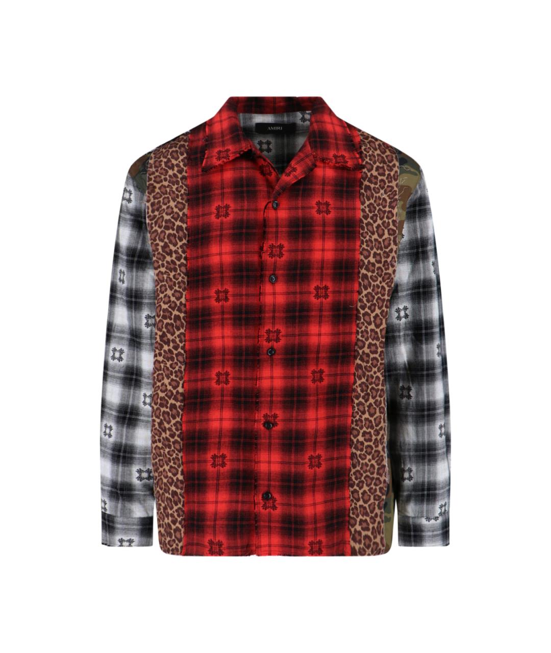 AMIRI Красная хлопковая кэжуал рубашка, фото 1