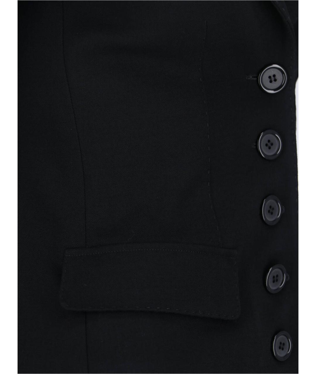 DOLCE&GABBANA Черный шерстяной жакет/пиджак, фото 5
