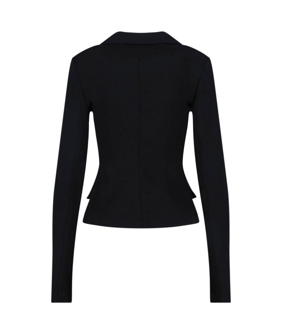 DOLCE&GABBANA Черный шерстяной жакет/пиджак, фото 2