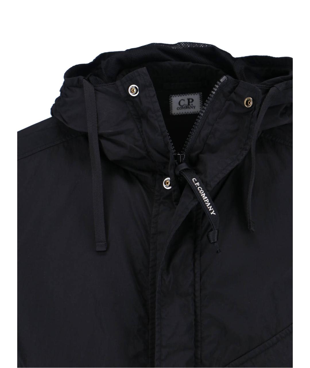 CP COMPANY Черная полиамидовая куртка, фото 4