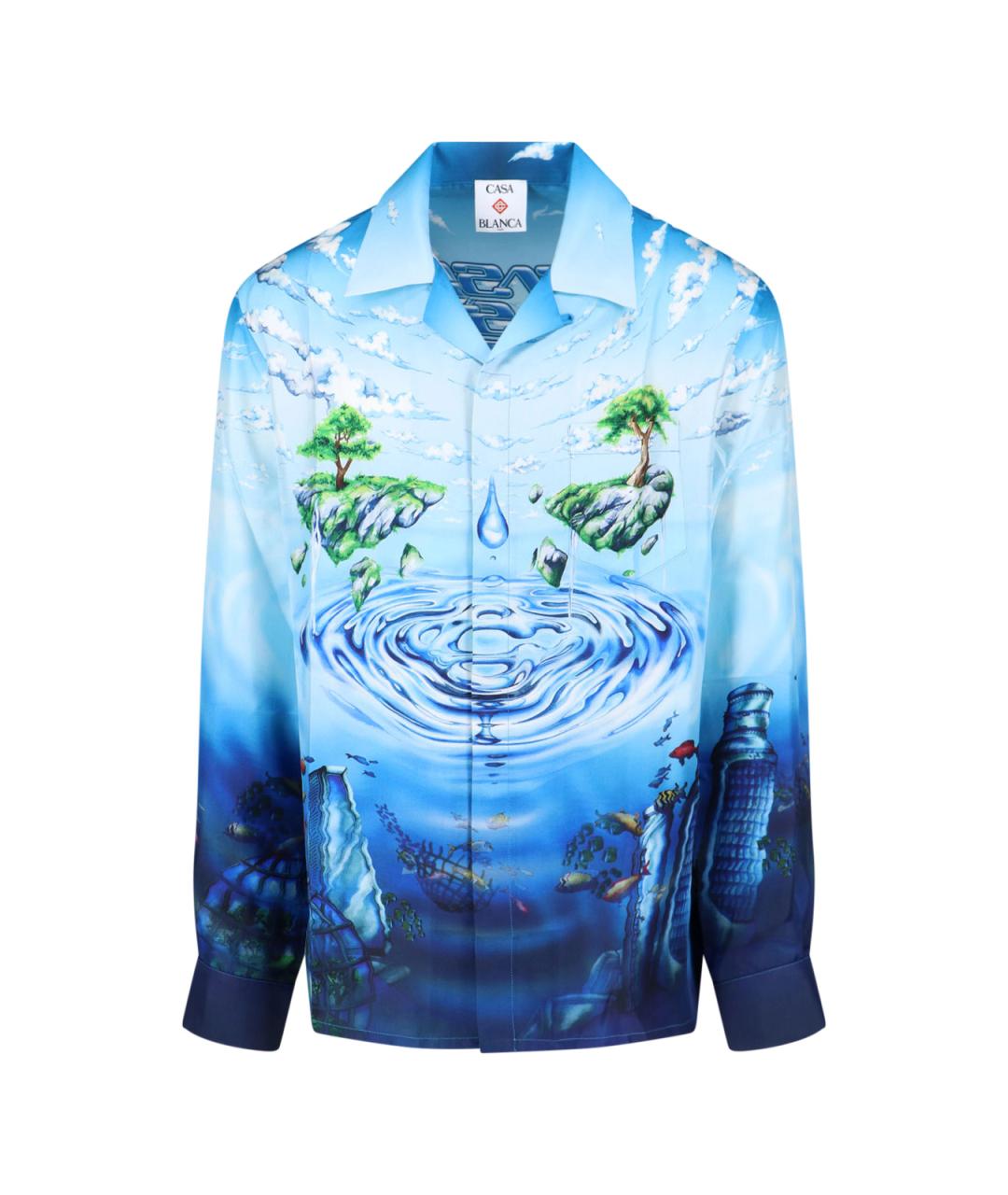 CASABLANCA Мульти шелковая кэжуал рубашка, фото 1