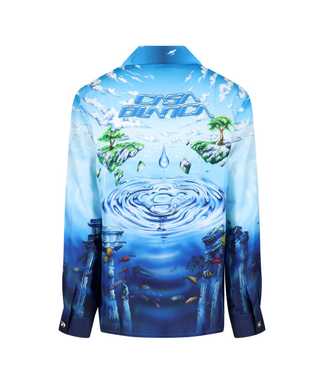 CASABLANCA Мульти шелковая кэжуал рубашка, фото 2