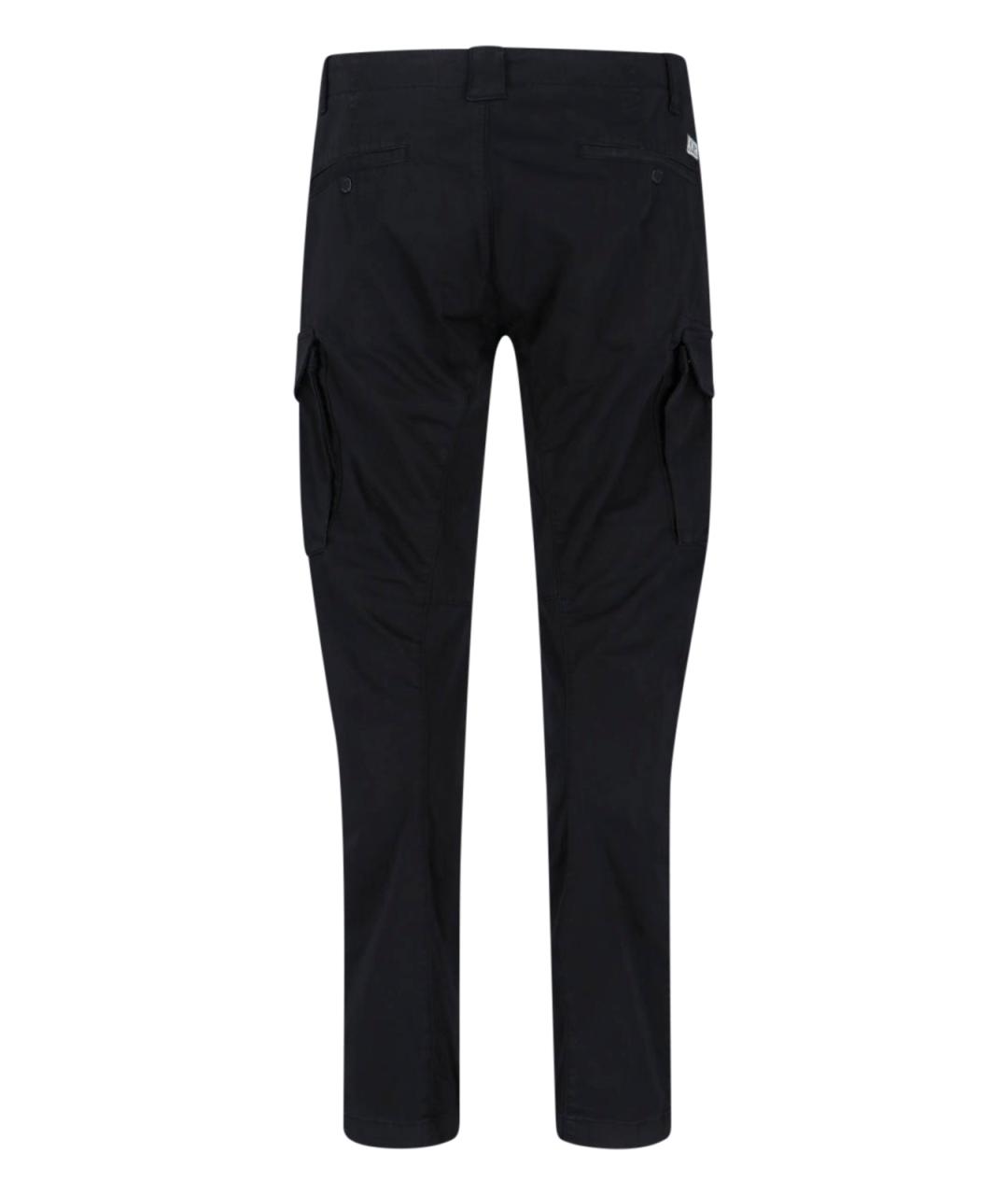 CP COMPANY Черные хлопковые повседневные брюки, фото 2