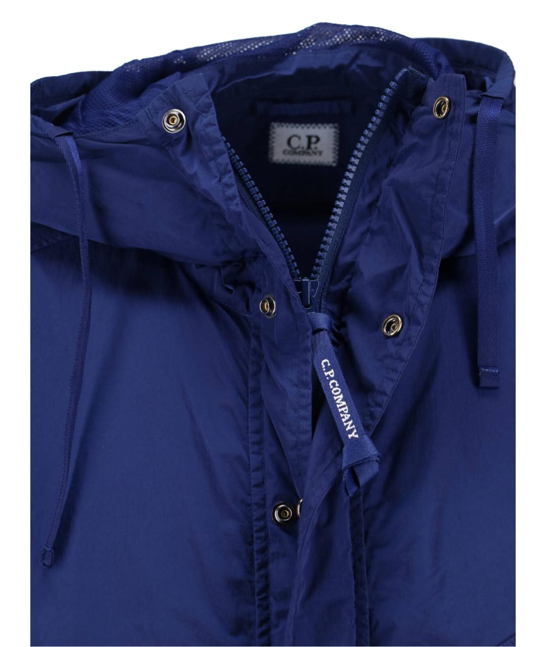 CP COMPANY Синяя полиамидовая куртка, фото 4
