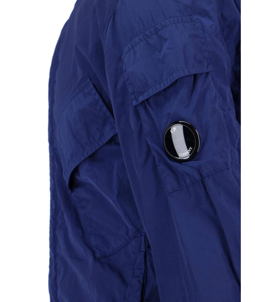 CP COMPANY Синяя полиамидовая куртка, фото 3
