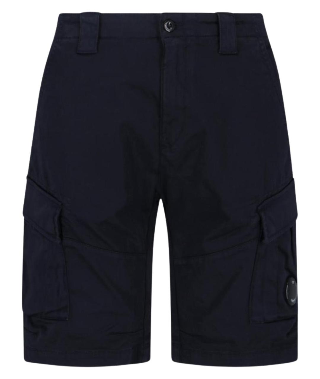 CP COMPANY Темно-синие хлопковые шорты, фото 1