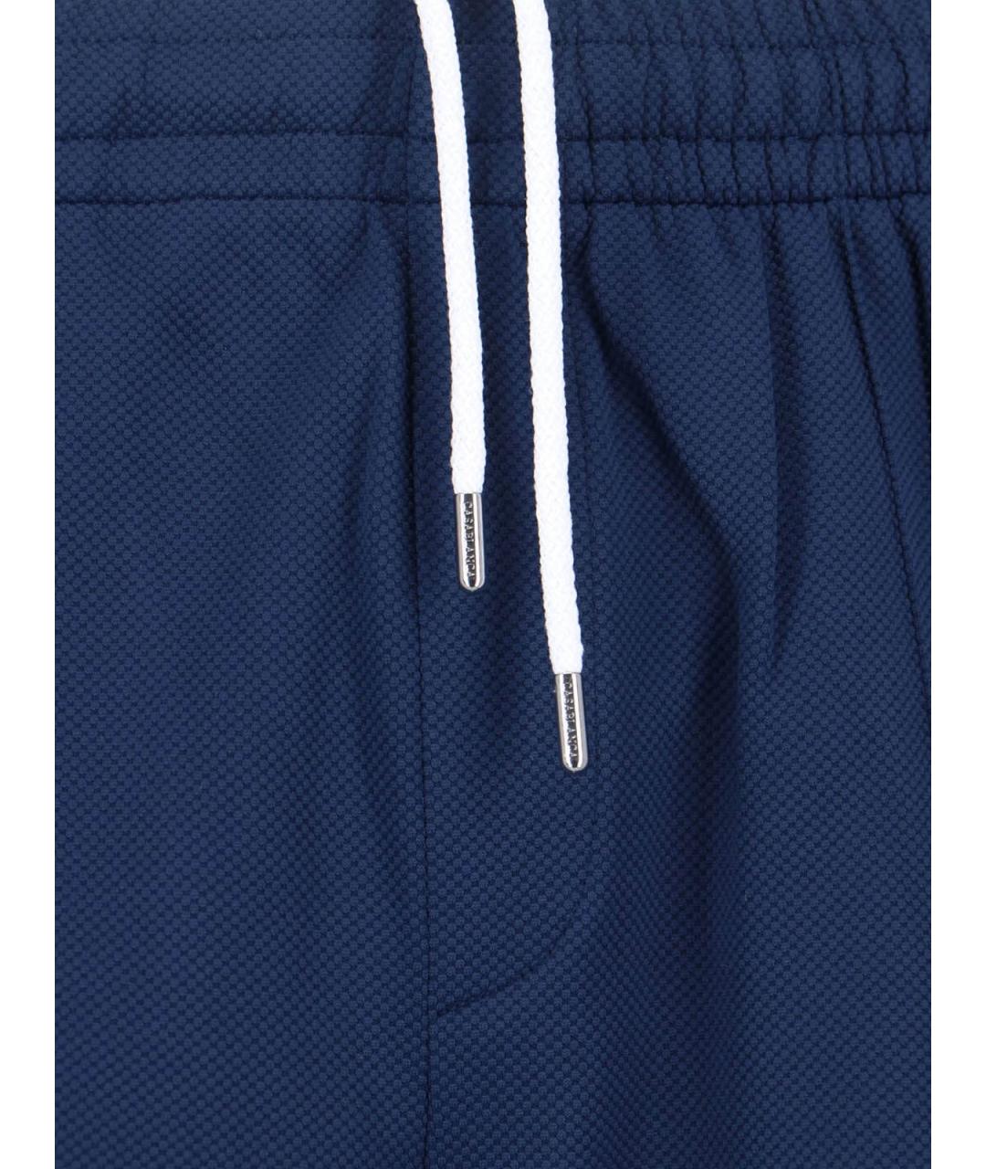 CASABLANCA Синие полиамидовые повседневные брюки, фото 5