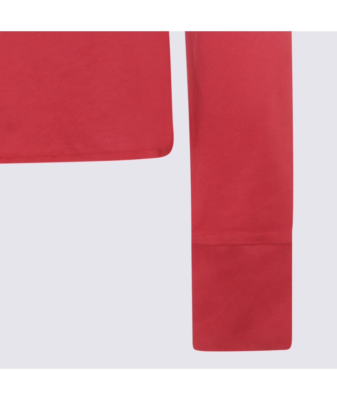 MONCLER Красный хлопковый джемпер / свитер, фото 4