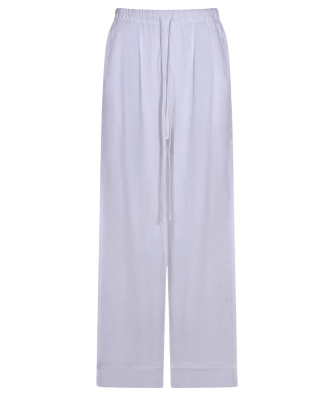 THOM KROM Белые прямые брюки, фото 1