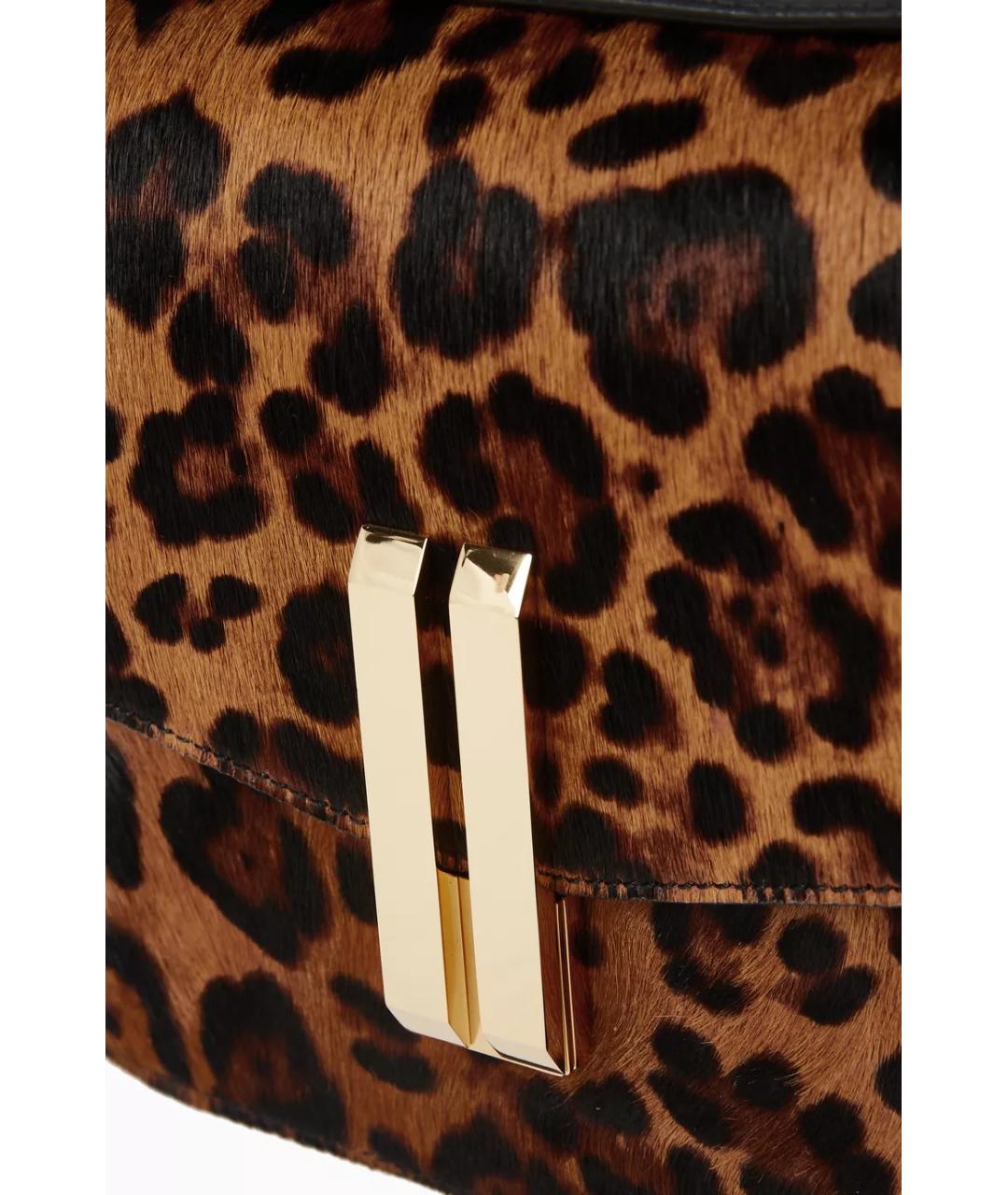 DEMELLIER Коричневая кожаная сумка через плечо, фото 5