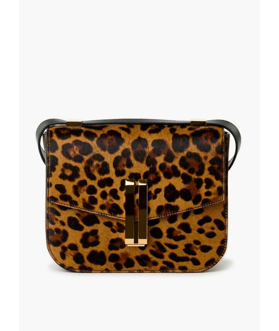 DEMELLIER Коричневая кожаная сумка через плечо, фото 8