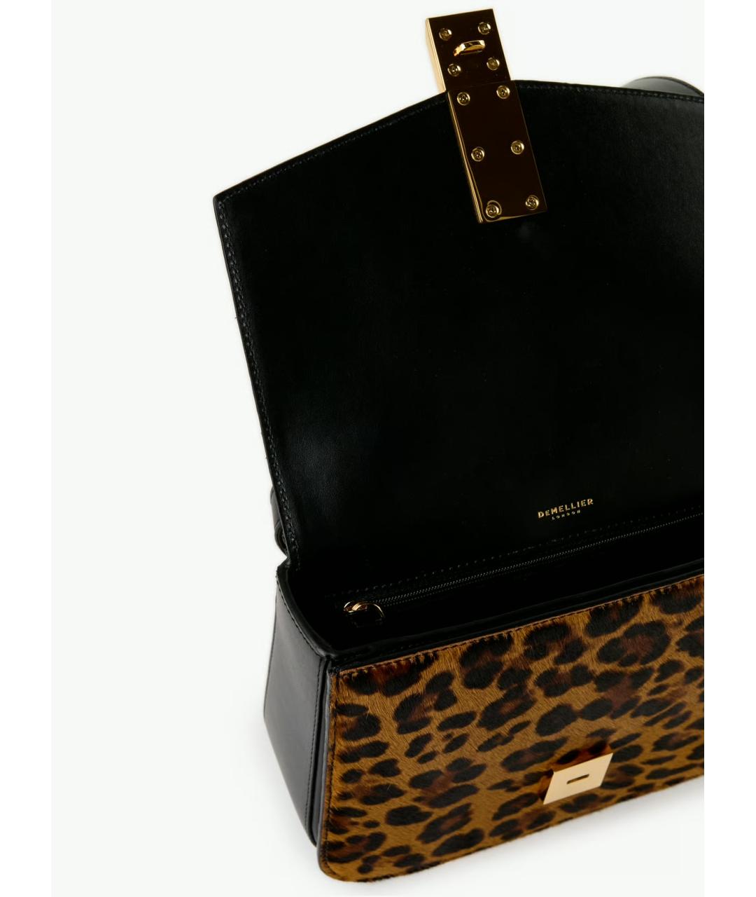 DEMELLIER Коричневая кожаная сумка через плечо, фото 3