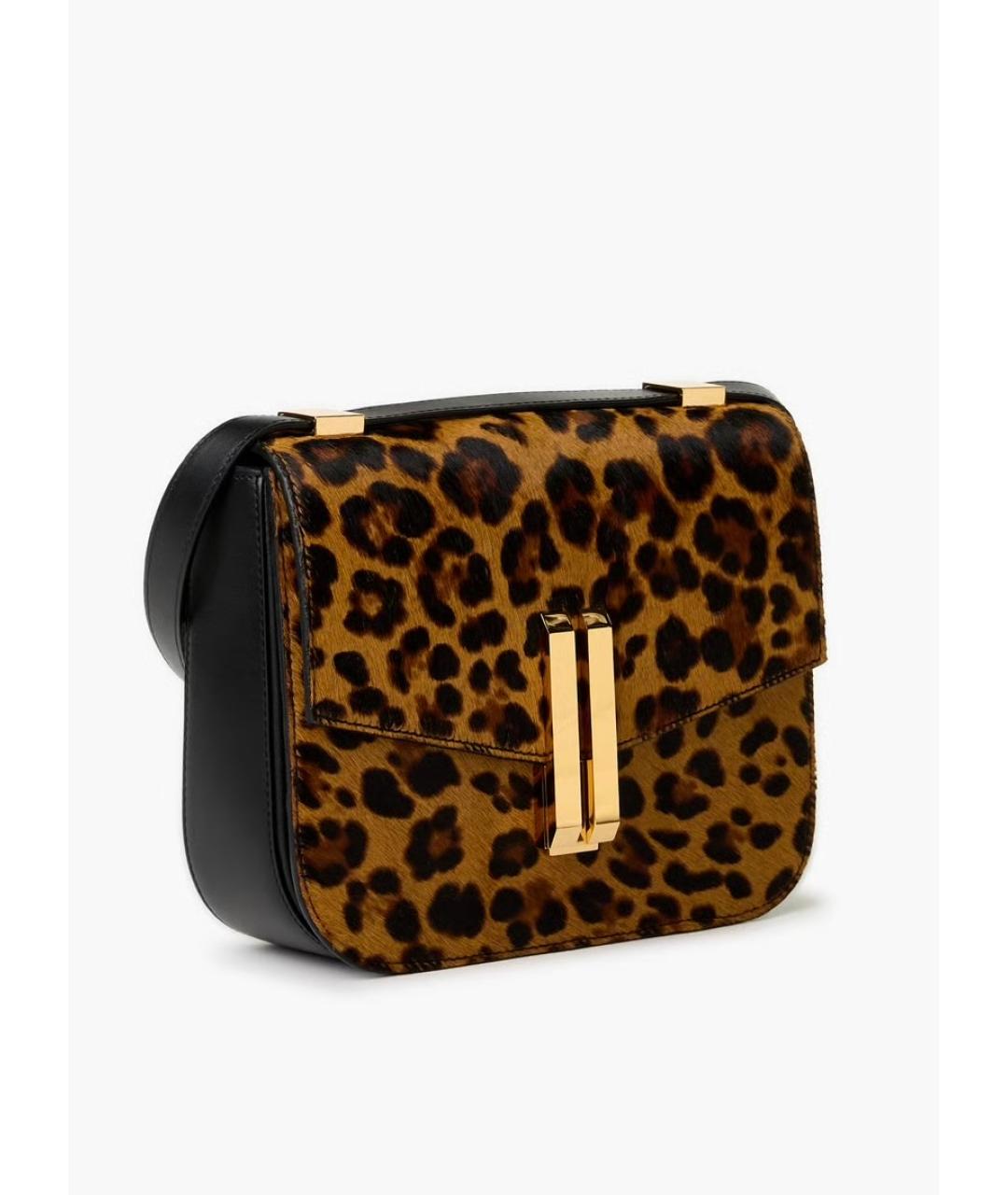 DEMELLIER Коричневая кожаная сумка через плечо, фото 2