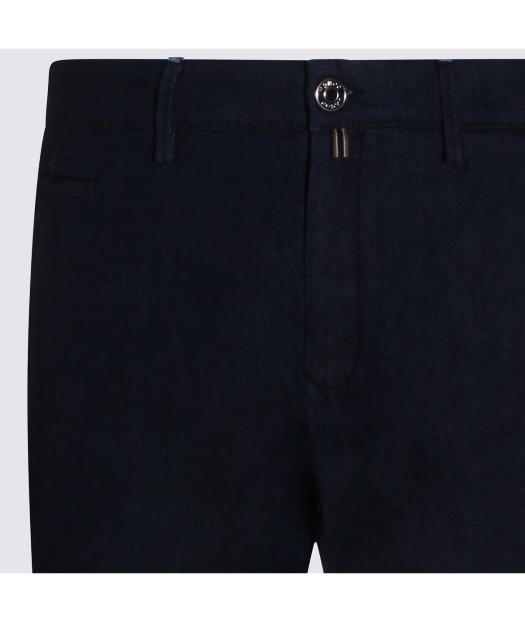 JACOB COHEN Синие хлопковые прямые джинсы, фото 3