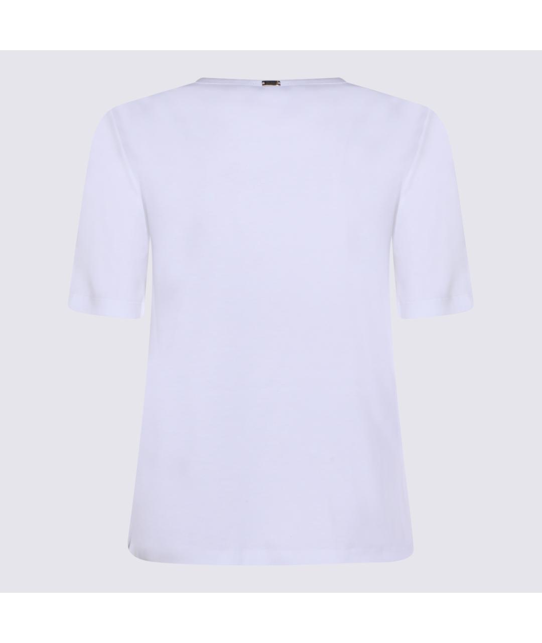 HERNO Белая хлопковая футболка, фото 2