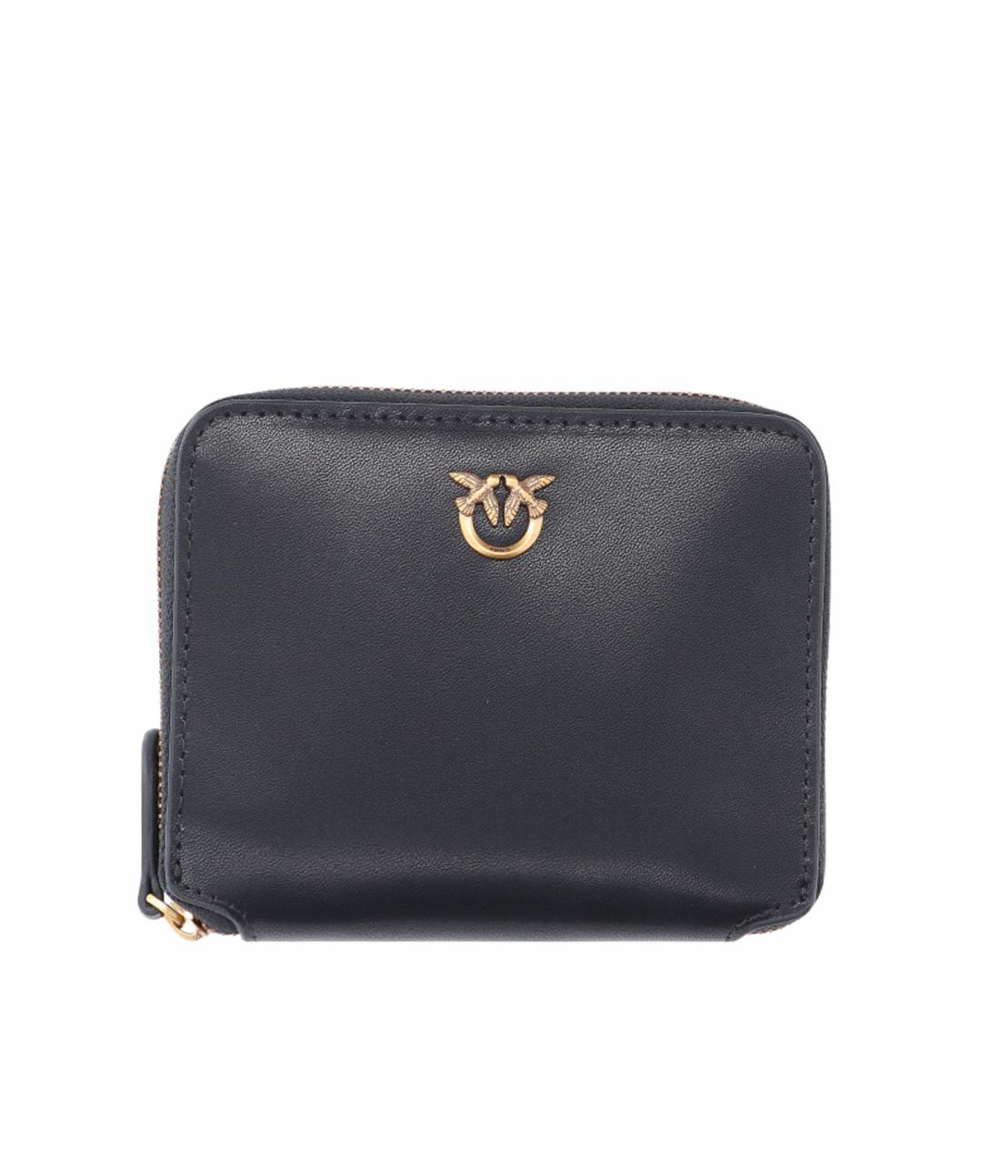 PINKO Черный кожаный кошелек, фото 1