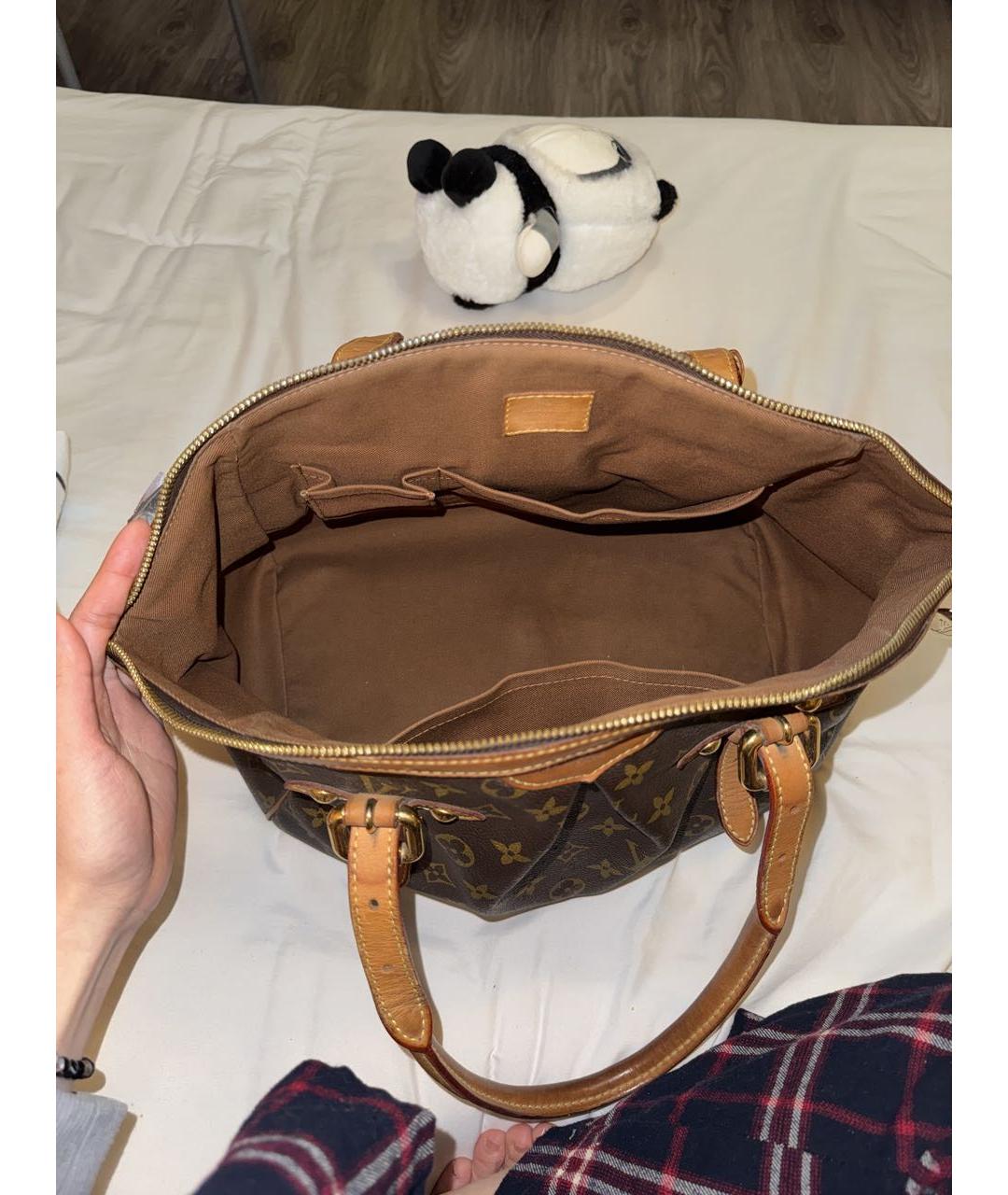 LOUIS VUITTON Коричневая сумка тоут, фото 4