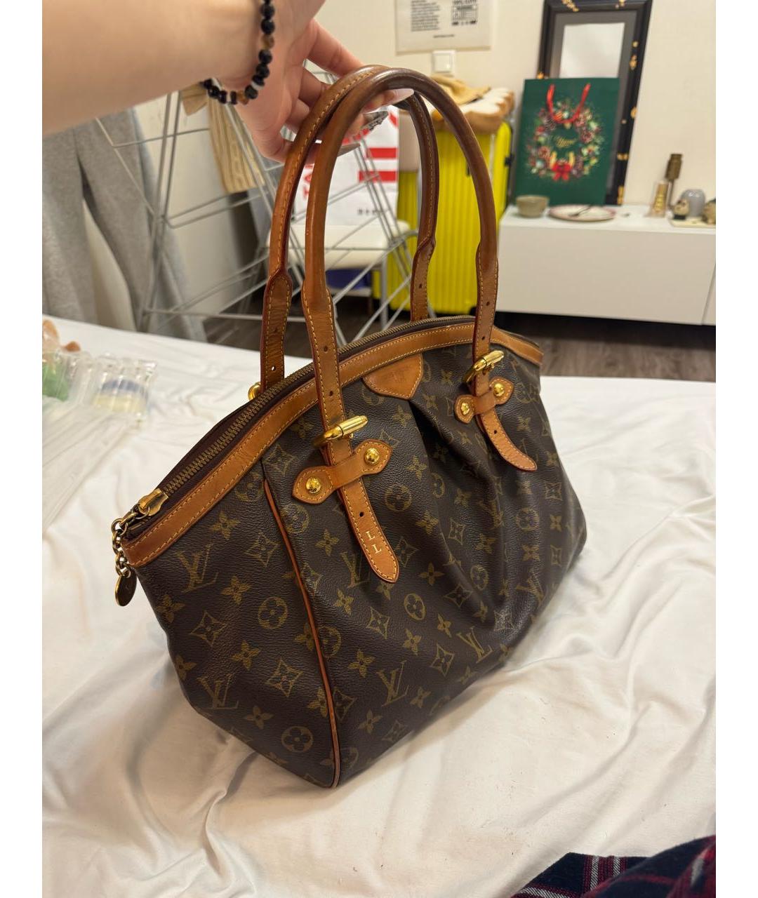 LOUIS VUITTON Коричневая сумка тоут, фото 2