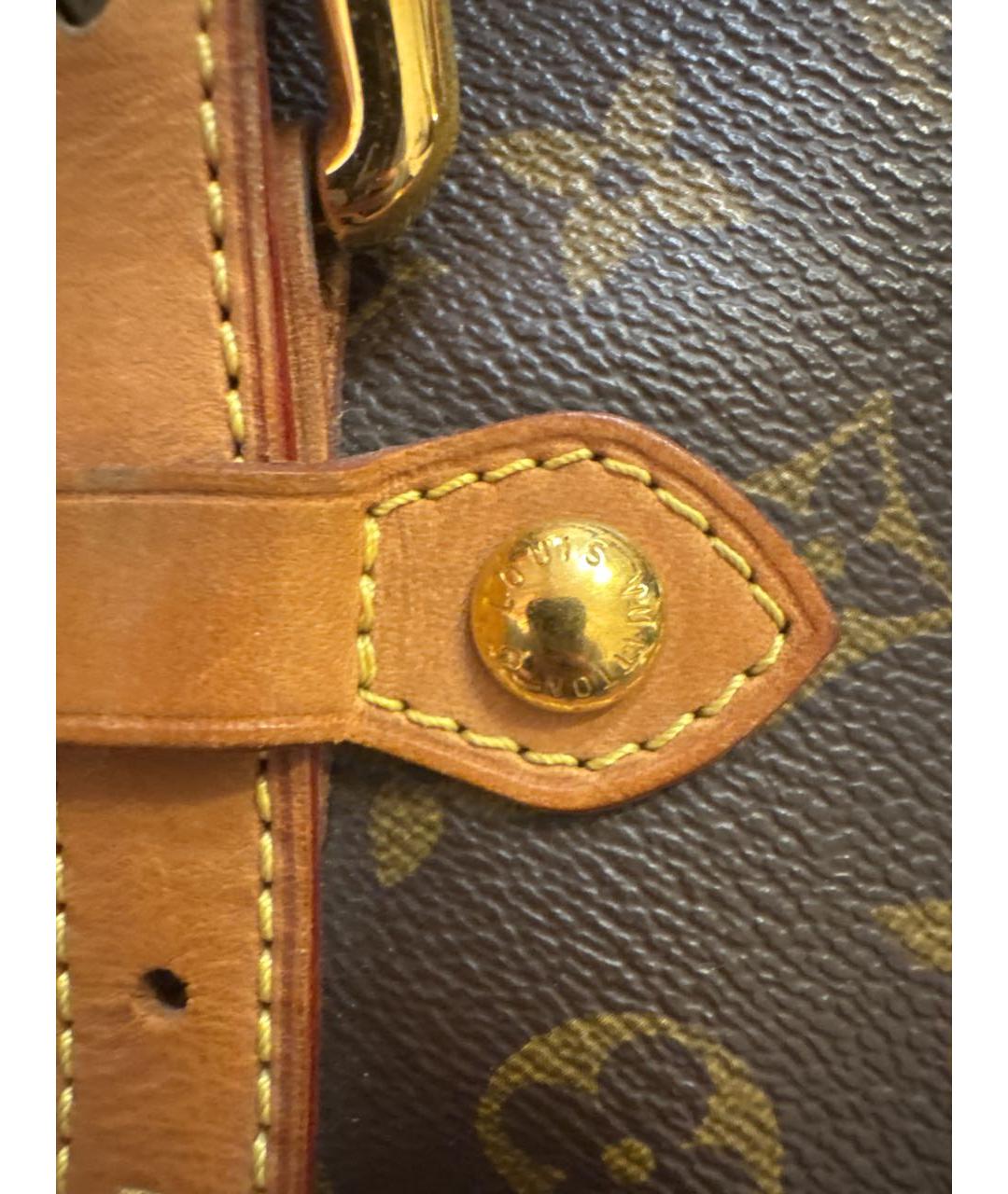 LOUIS VUITTON Коричневая сумка тоут, фото 5