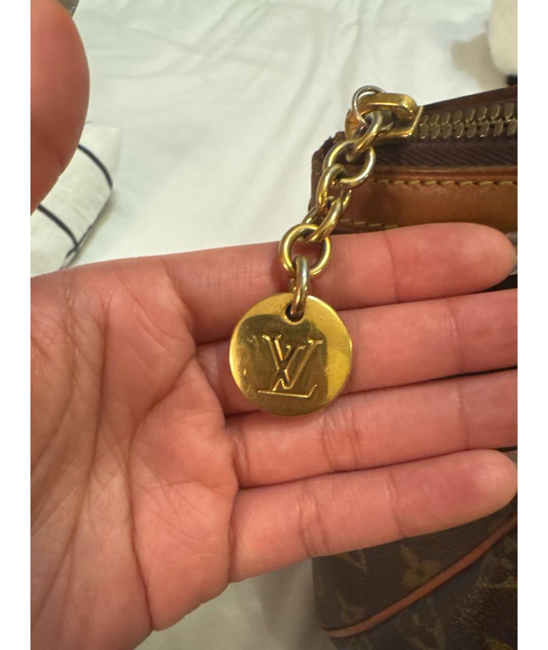 LOUIS VUITTON Коричневая сумка тоут, фото 6