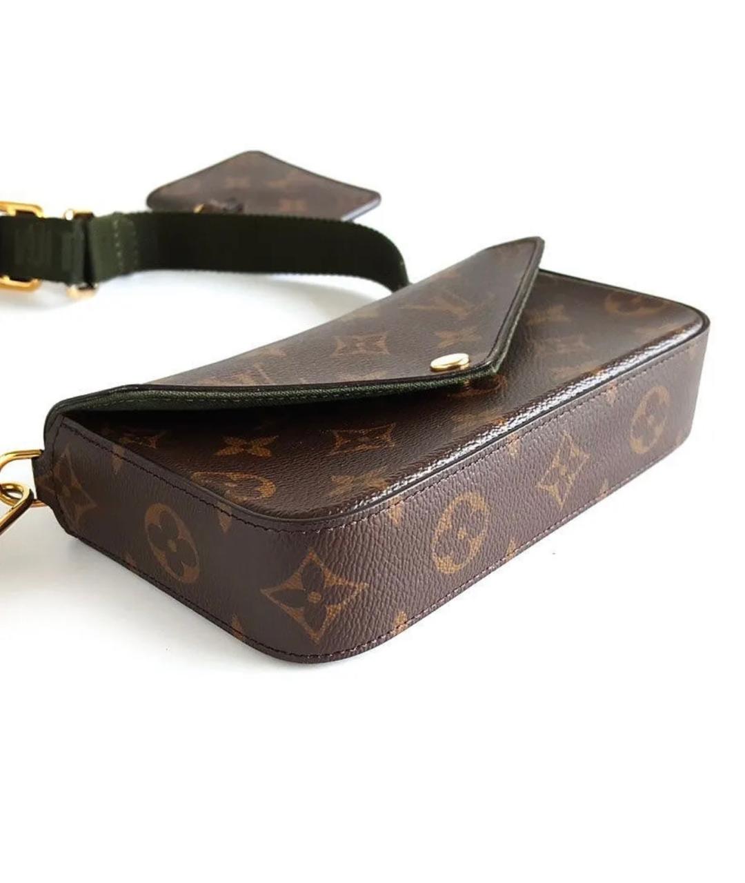 LOUIS VUITTON Коричневая сумка через плечо, фото 5