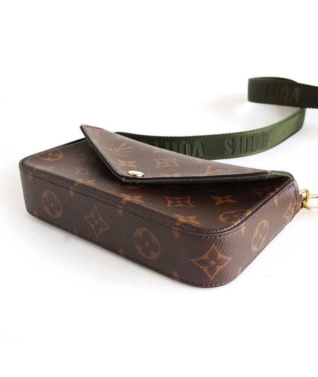 LOUIS VUITTON Коричневая сумка через плечо, фото 6