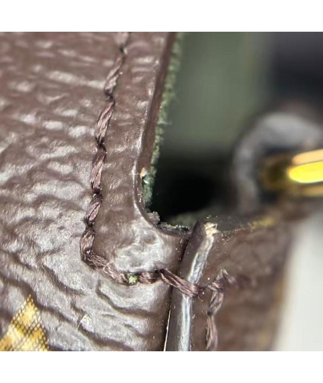 LOUIS VUITTON Коричневая сумка через плечо, фото 8