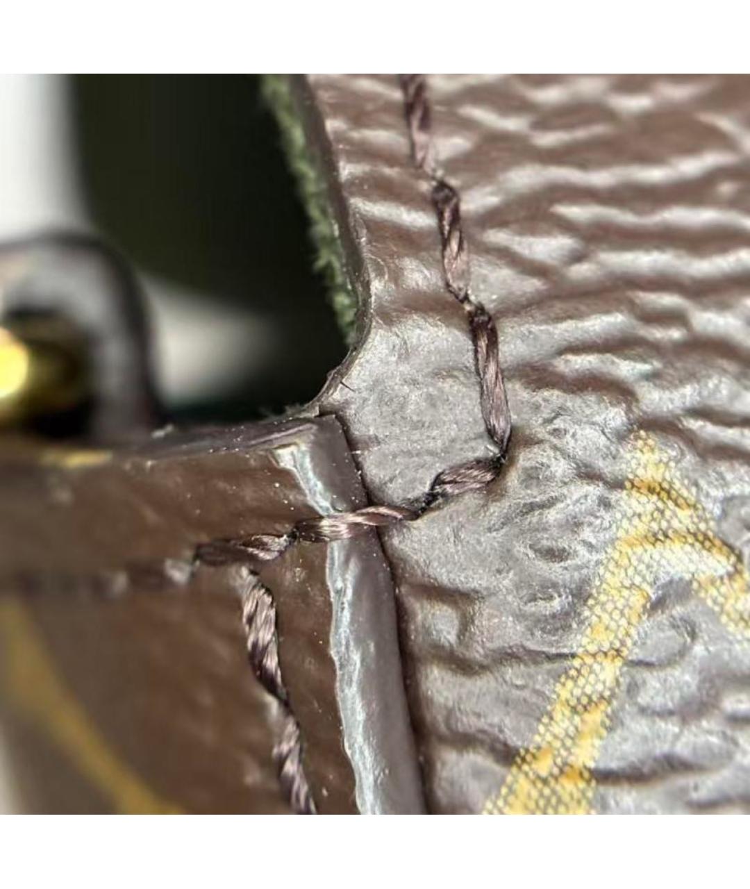 LOUIS VUITTON Коричневая сумка через плечо, фото 7