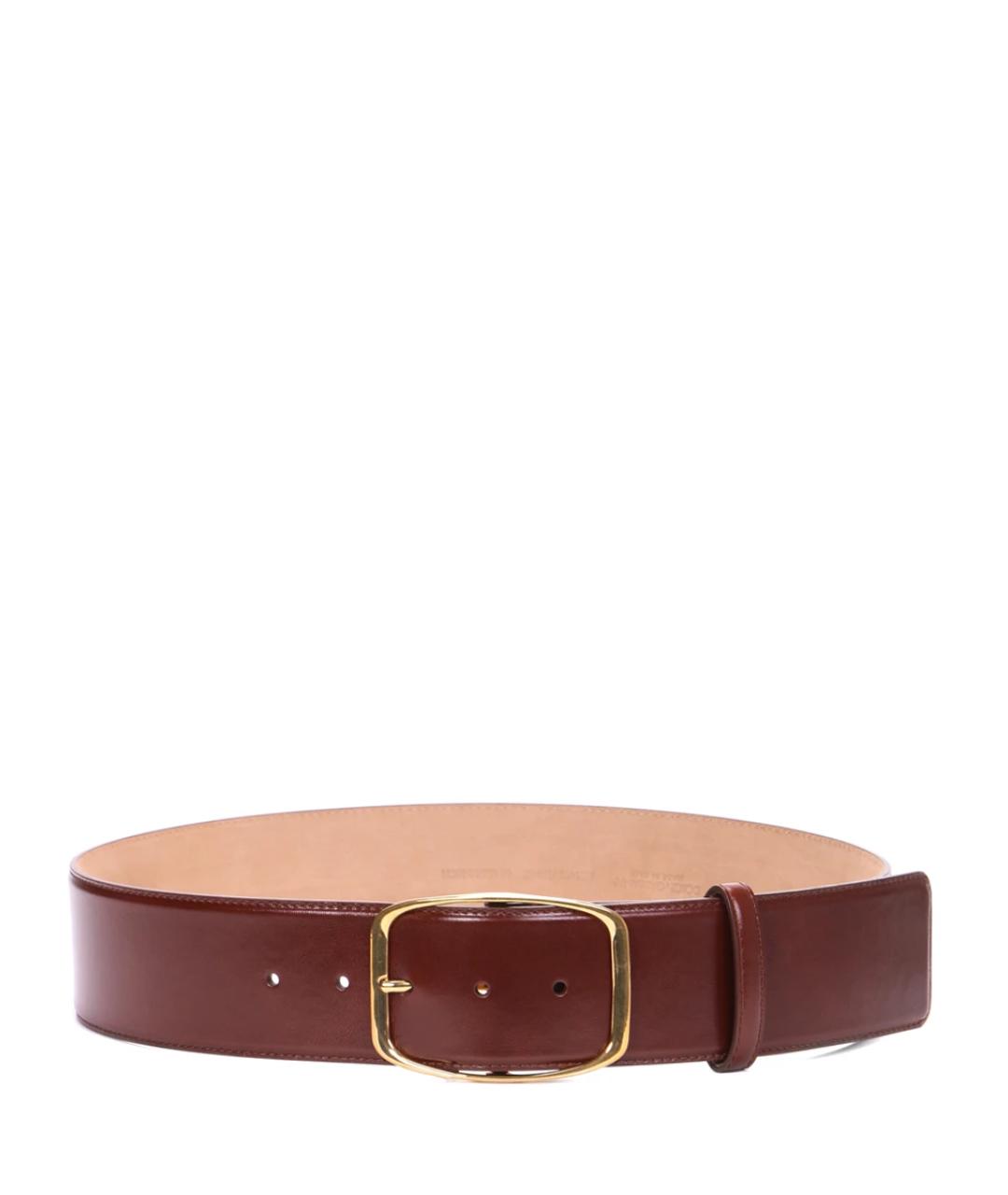 DOLCE&GABBANA Коричневый кожаный ремень, фото 2