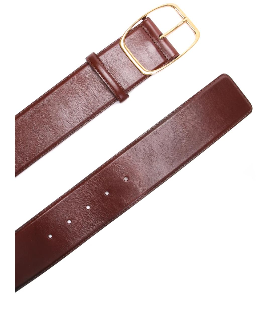 DOLCE&GABBANA Коричневый кожаный ремень, фото 3