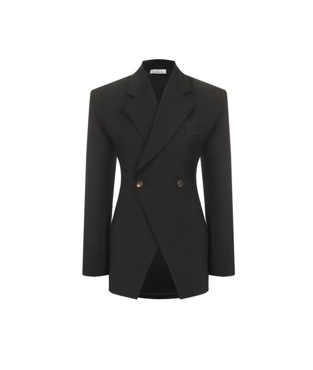 GIUSEPPE DI MORABITO Черный шерстяной жакет/пиджак, фото 1