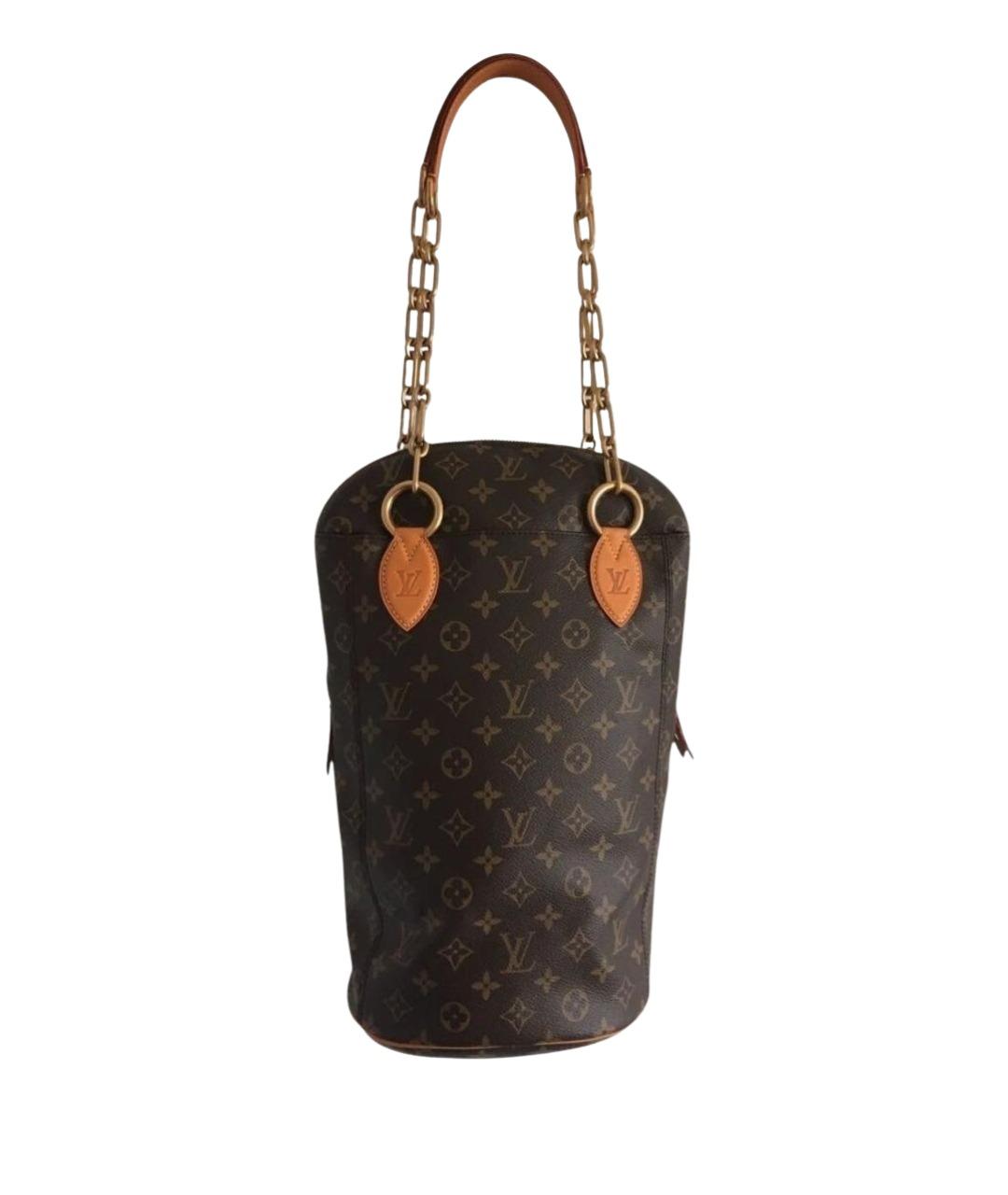 LOUIS VUITTON Коричневая сумка с короткими ручками, фото 1