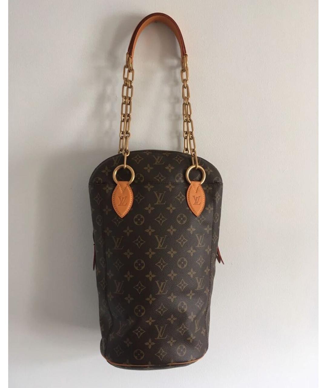 LOUIS VUITTON Коричневая сумка с короткими ручками, фото 8