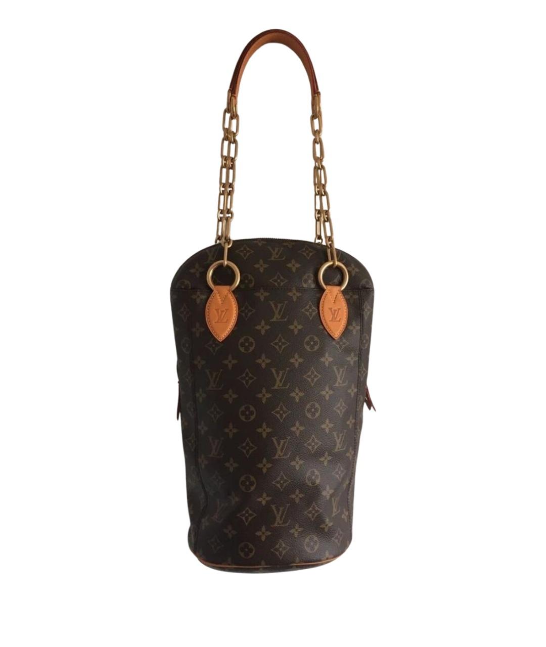 LOUIS VUITTON Коричневая сумка с короткими ручками, фото 9