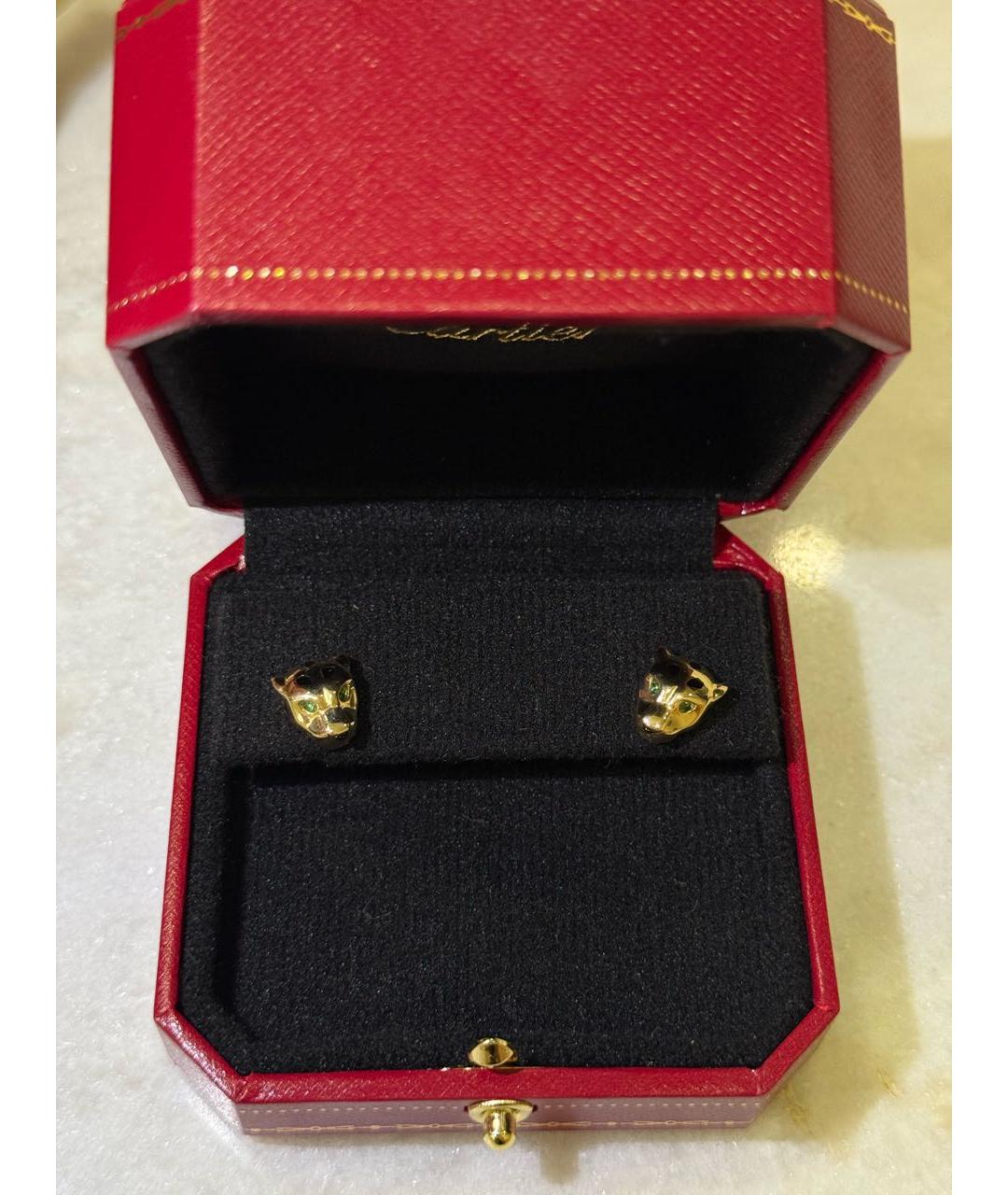 CARTIER Желтые серьги из желтого золота, фото 3