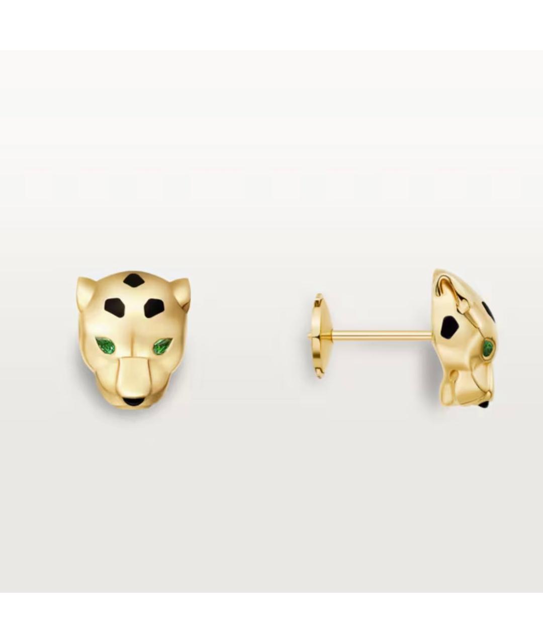 CARTIER Желтые серьги из желтого золота, фото 6