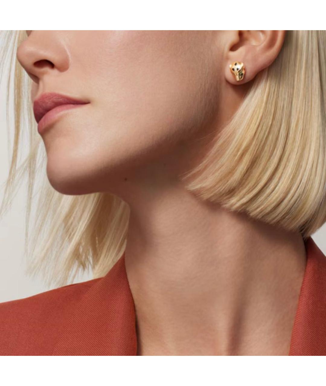 CARTIER Желтые серьги из желтого золота, фото 5