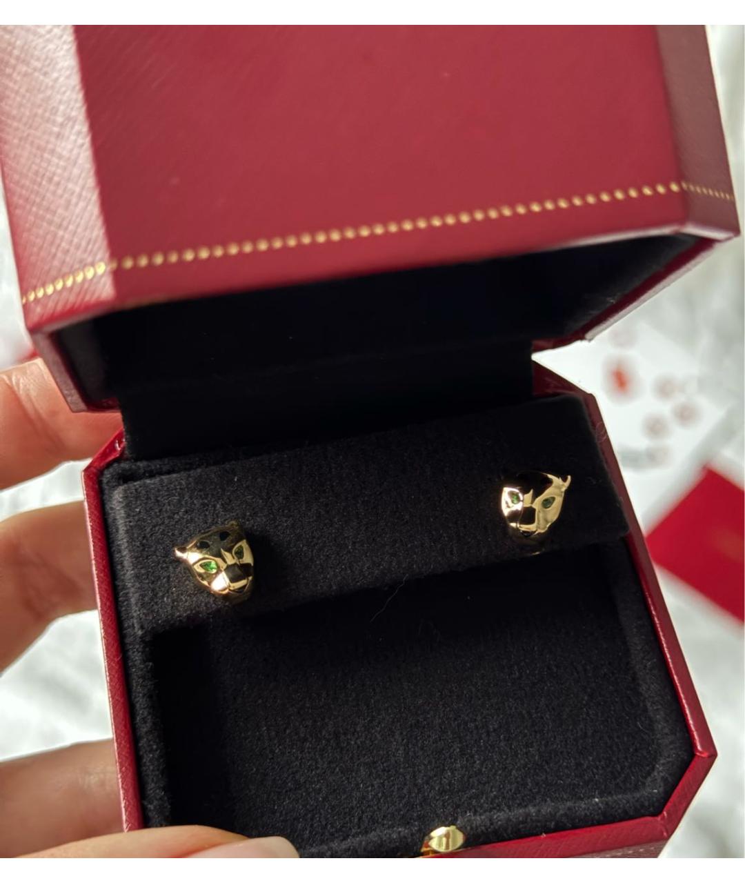 CARTIER Желтые серьги из желтого золота, фото 6