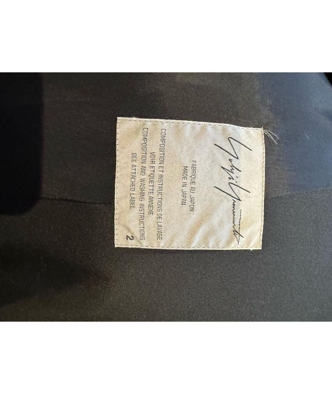 YOHJI YAMAMOTO Черная хлопковая куртка, фото 5