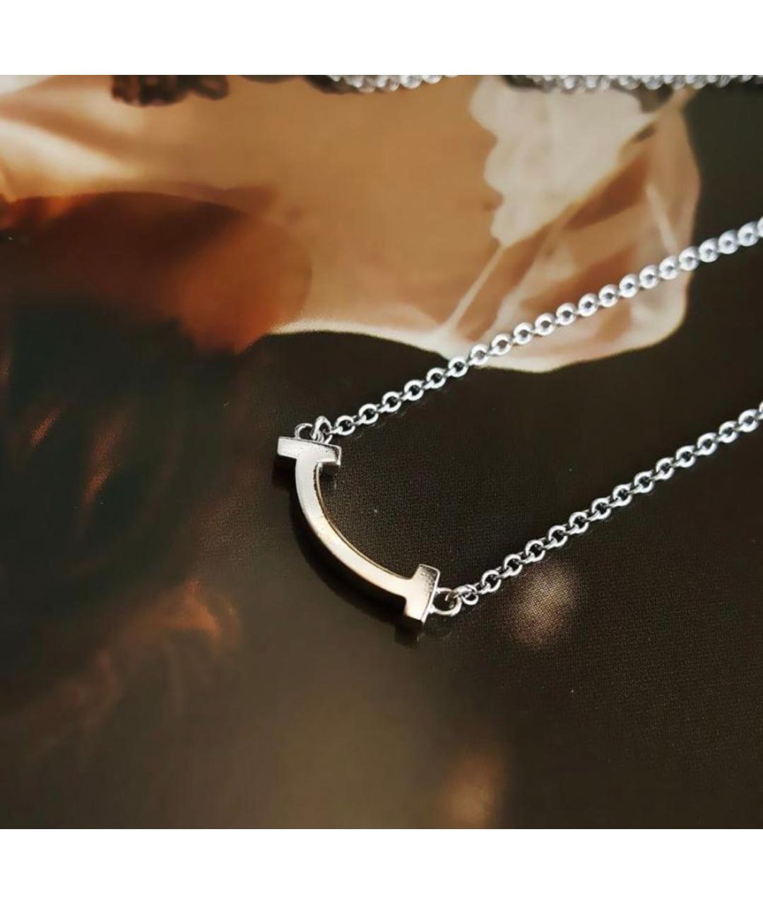 TIFFANY&CO Серебряное колье из белого золота, фото 4