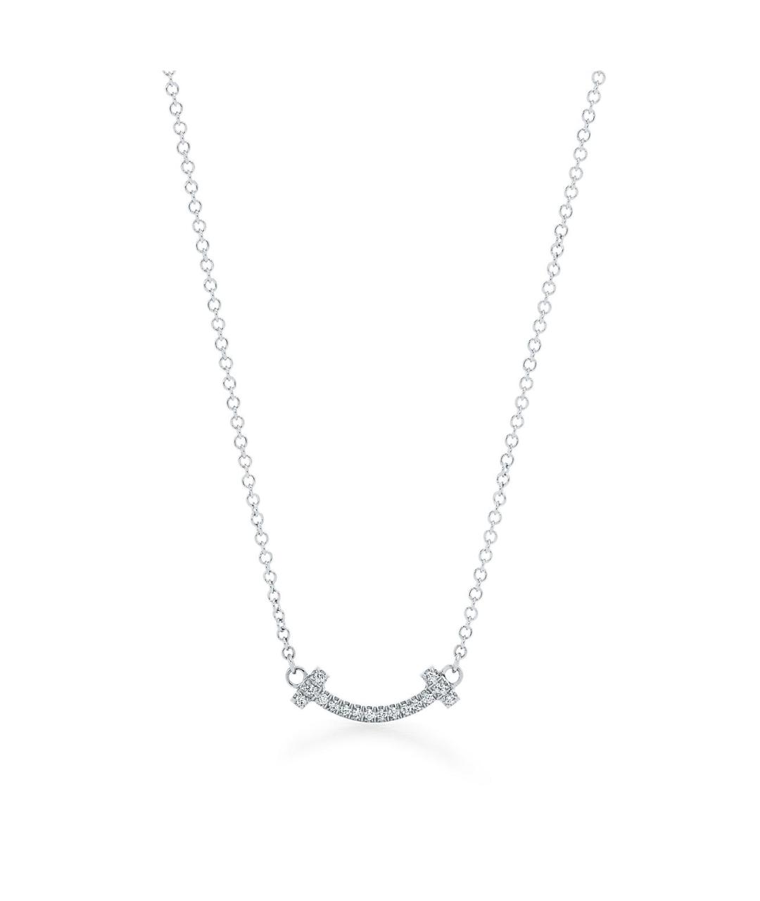 TIFFANY&CO Серебряное колье из белого золота, фото 1