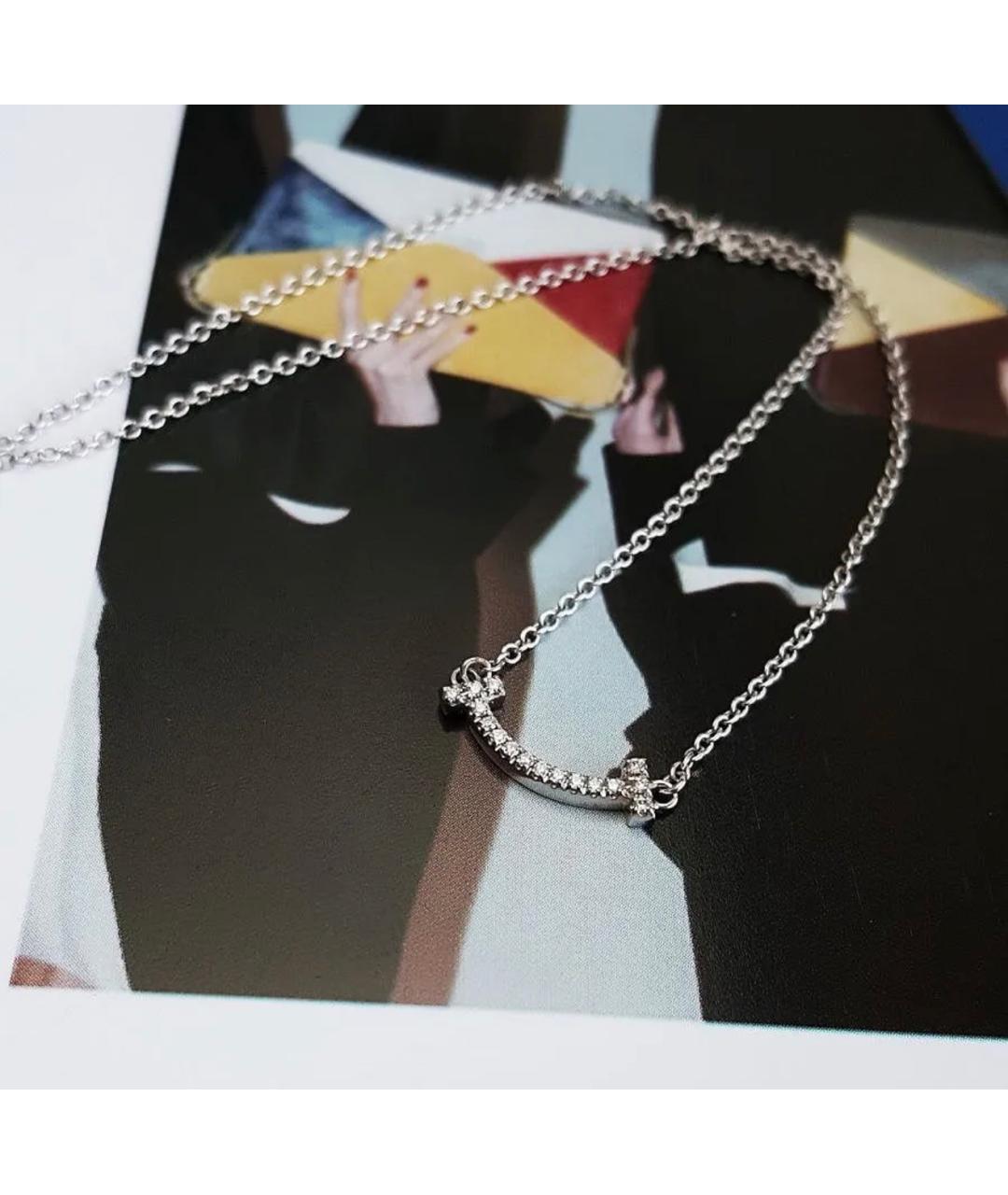 TIFFANY&CO Серебряное колье из белого золота, фото 2