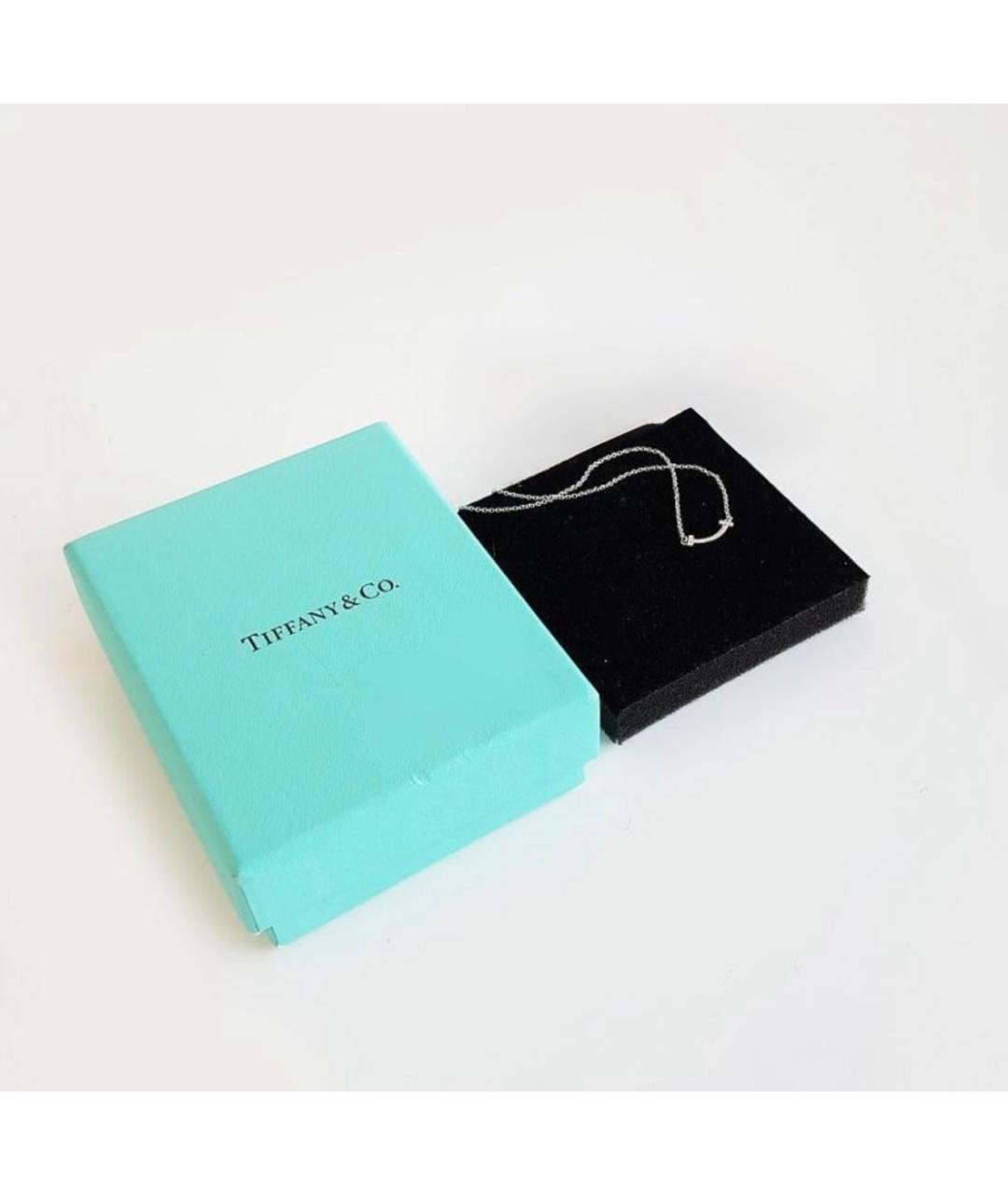 TIFFANY&CO Серебряное колье из белого золота, фото 7