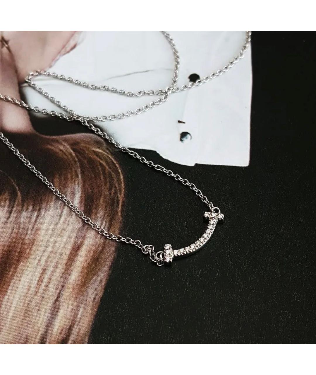 TIFFANY&CO Серебряное колье из белого золота, фото 3