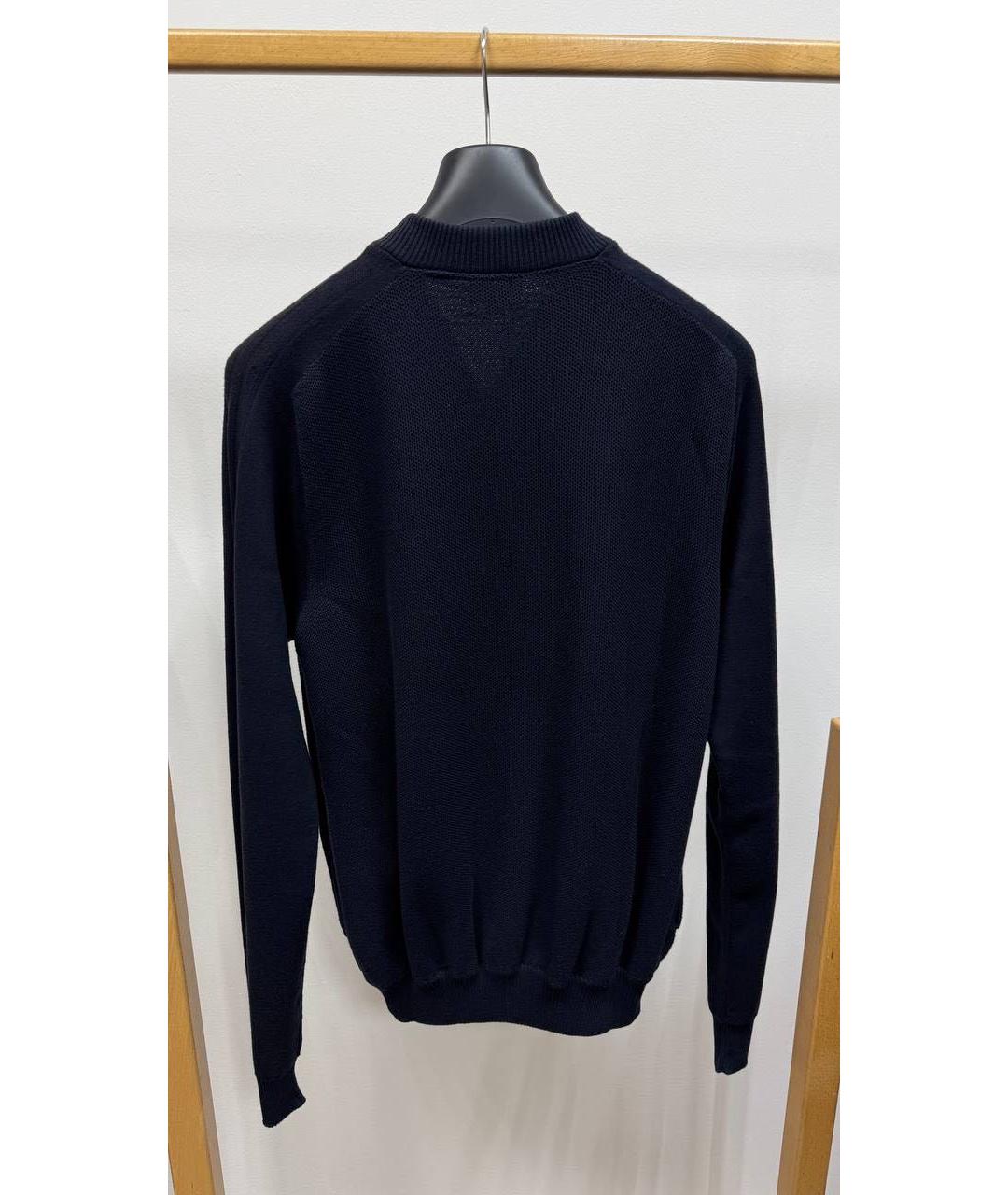 BRIONI Темно-синий хлопковый спортивный костюм, фото 2