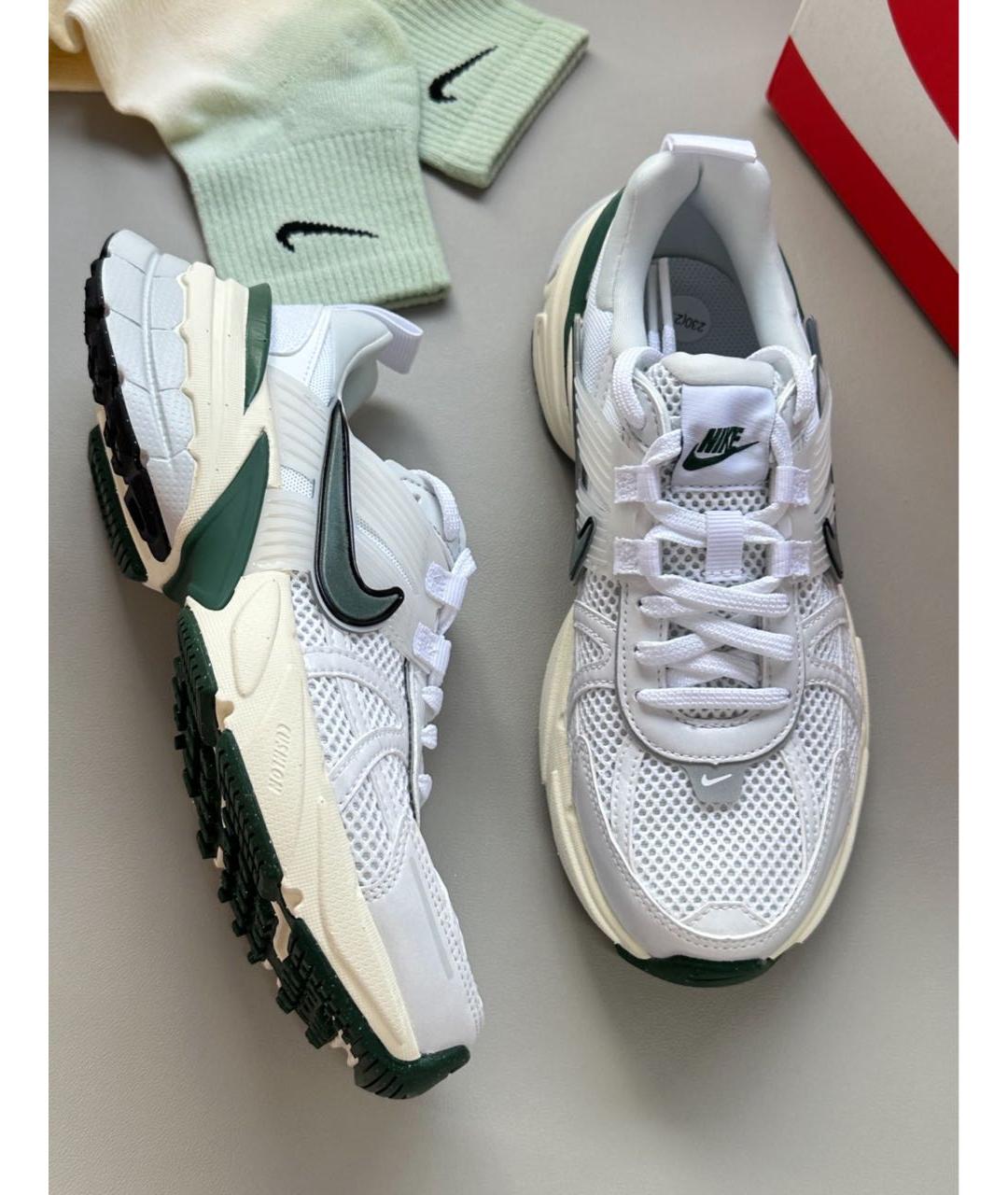 NIKE Белые текстильные кроссовки, фото 6