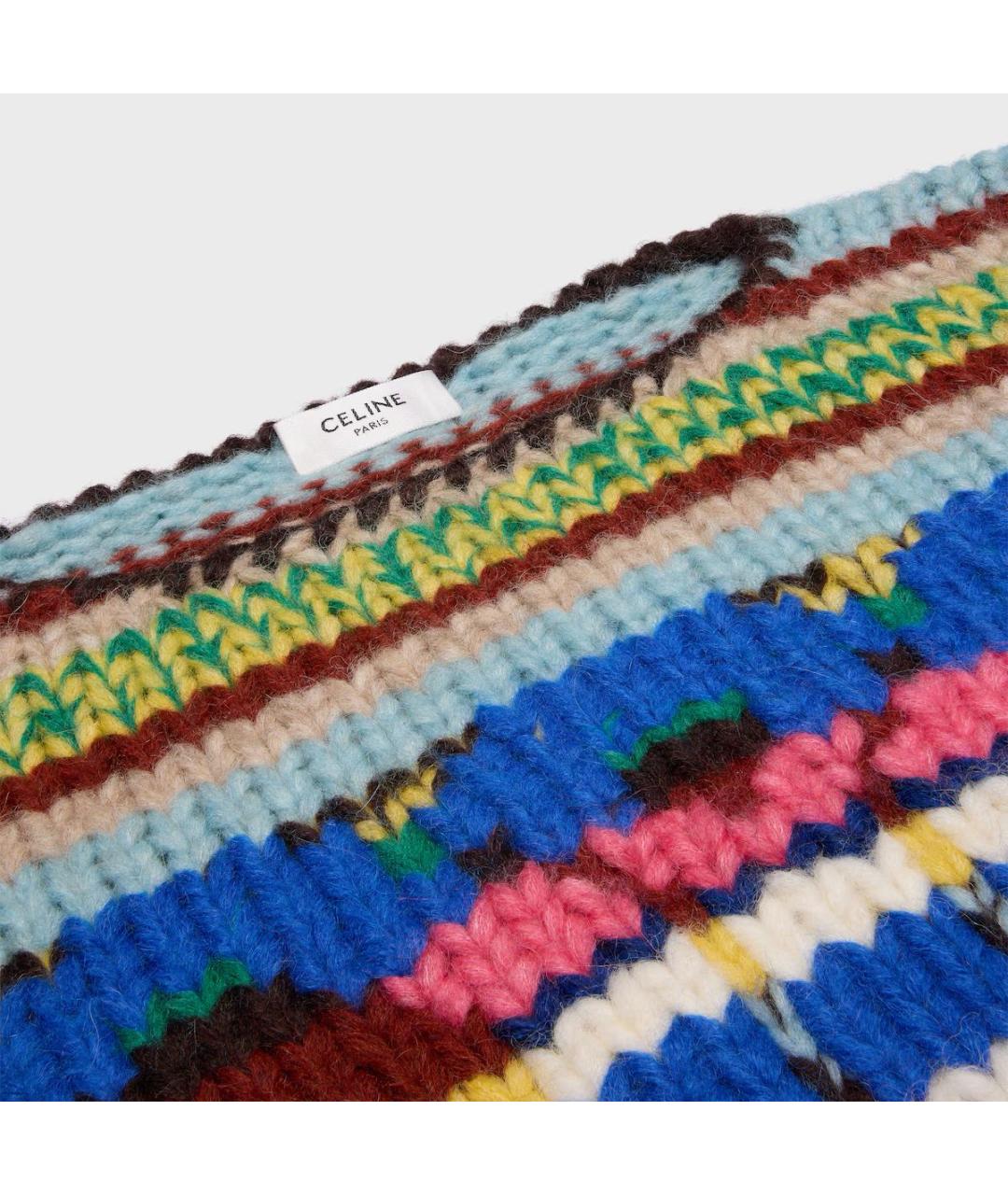 CELINE Мульти шерстяной джемпер / свитер, фото 3