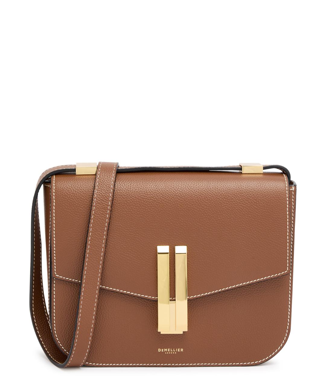 DEMELLIER Коричневая кожаная сумка через плечо, фото 8