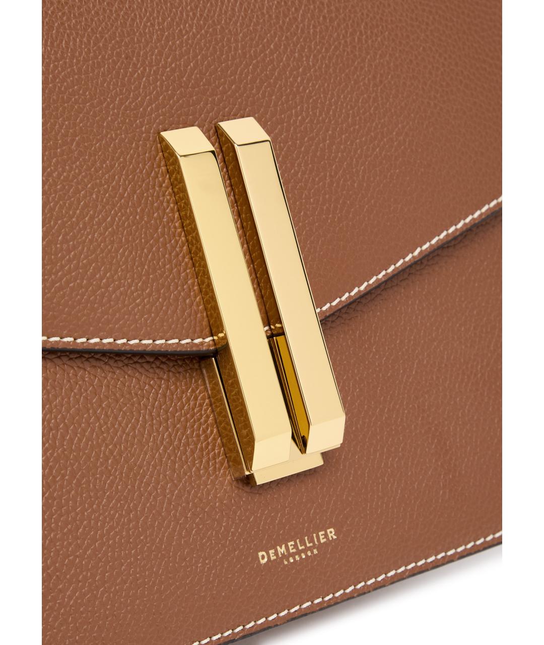 DEMELLIER Коричневая кожаная сумка через плечо, фото 6