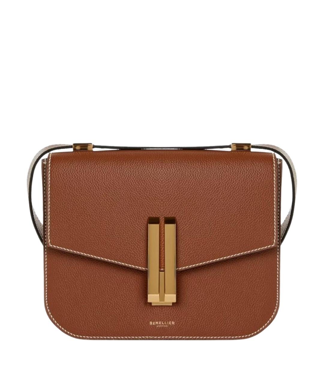 DEMELLIER Коричневая кожаная сумка через плечо, фото 1